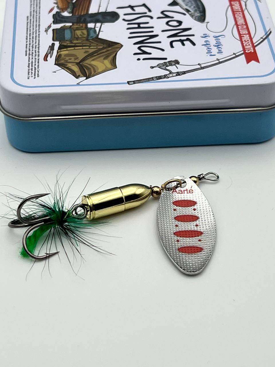 Custom FIshing Gift for Dad bullet spinners for Pike Bass