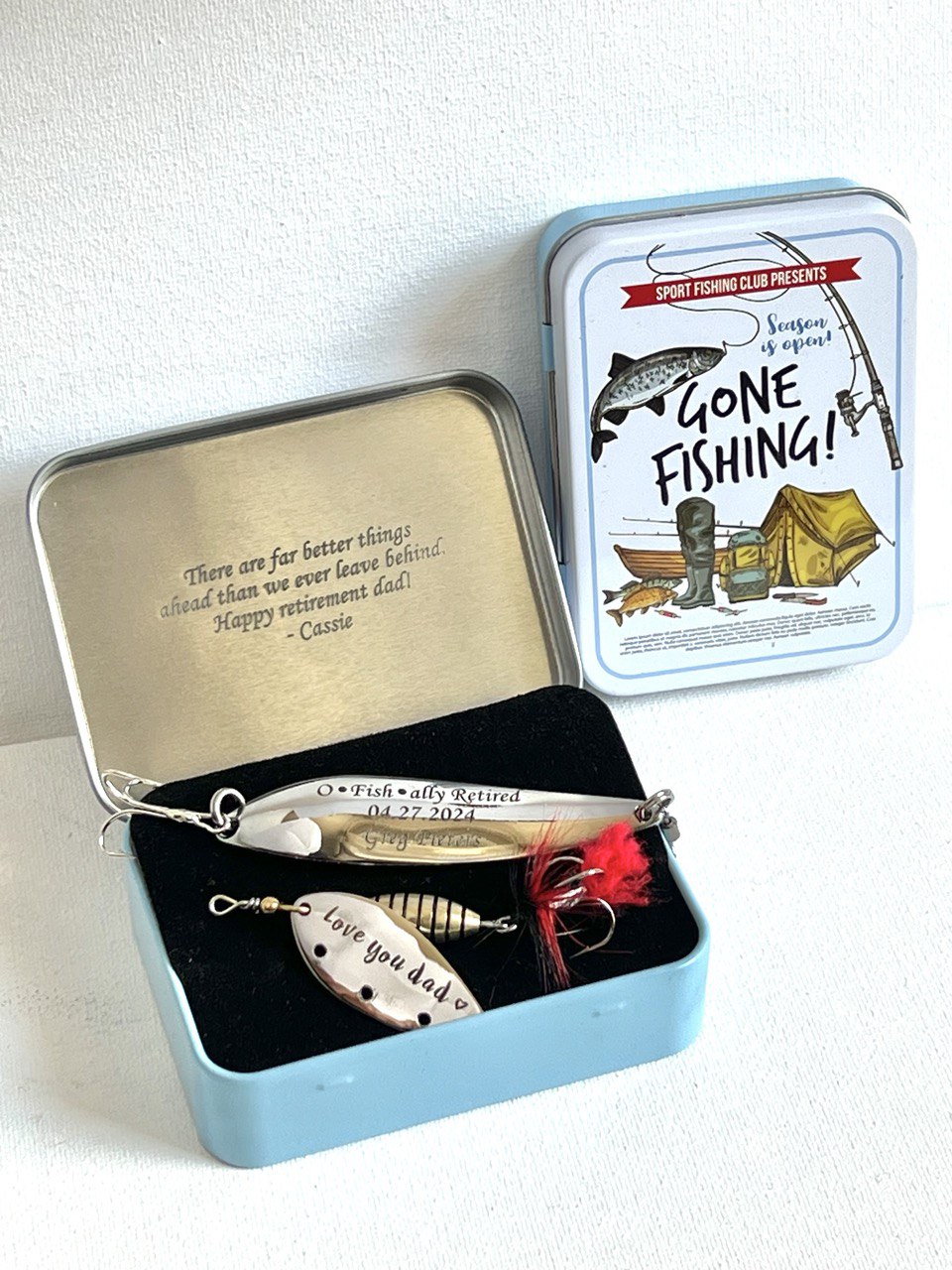 retirement gift fishing