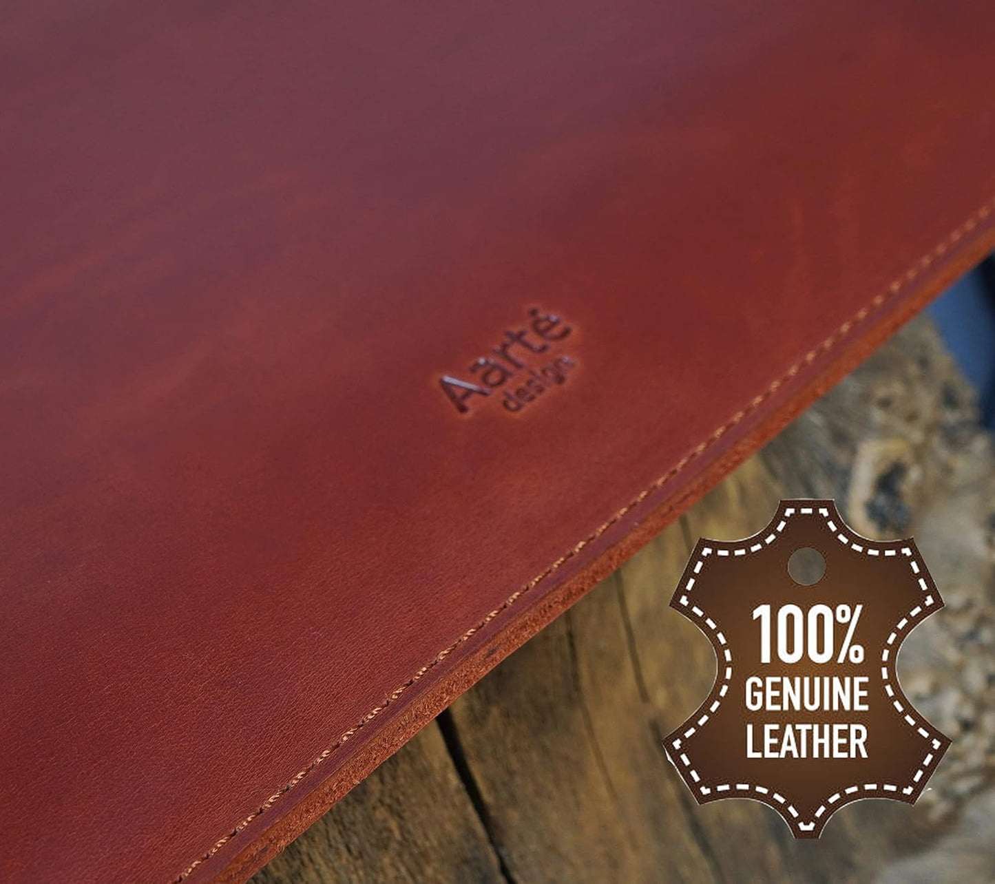 AarteDesign Cognac Leather Sleeve Case For Macbook Air / Pro 13 / Pro 14 / Air 15 - AarteDesign