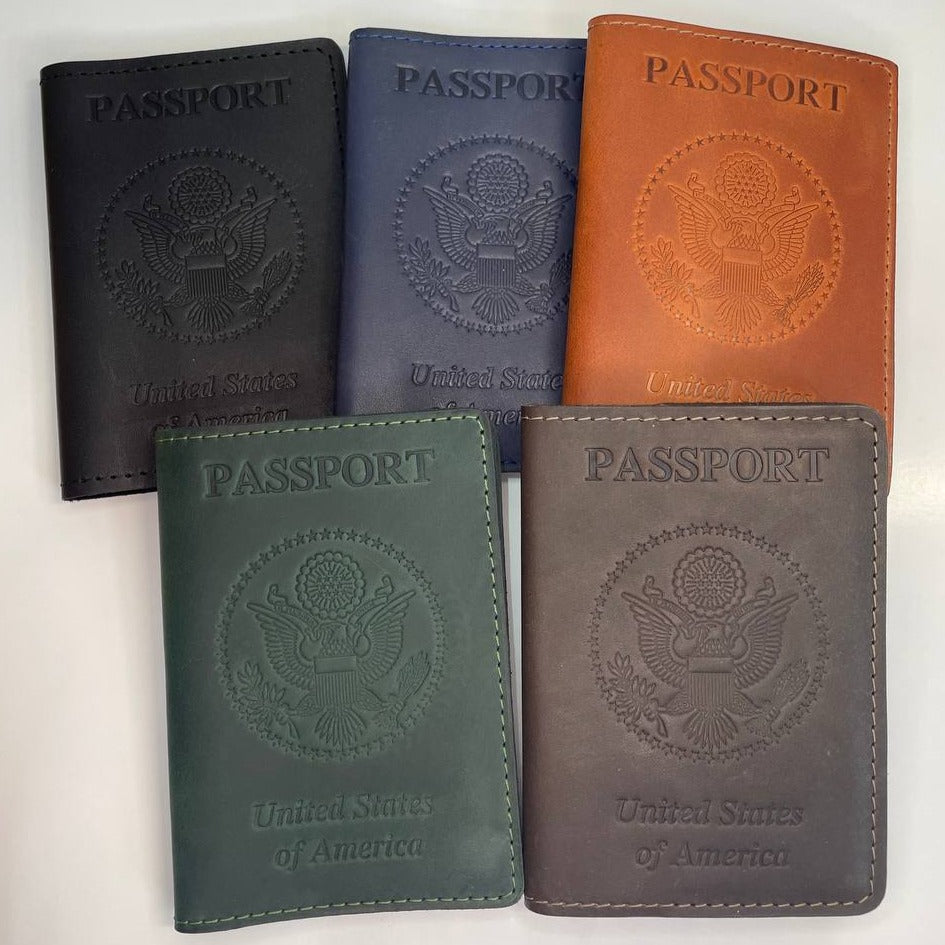 leather passport cover USA