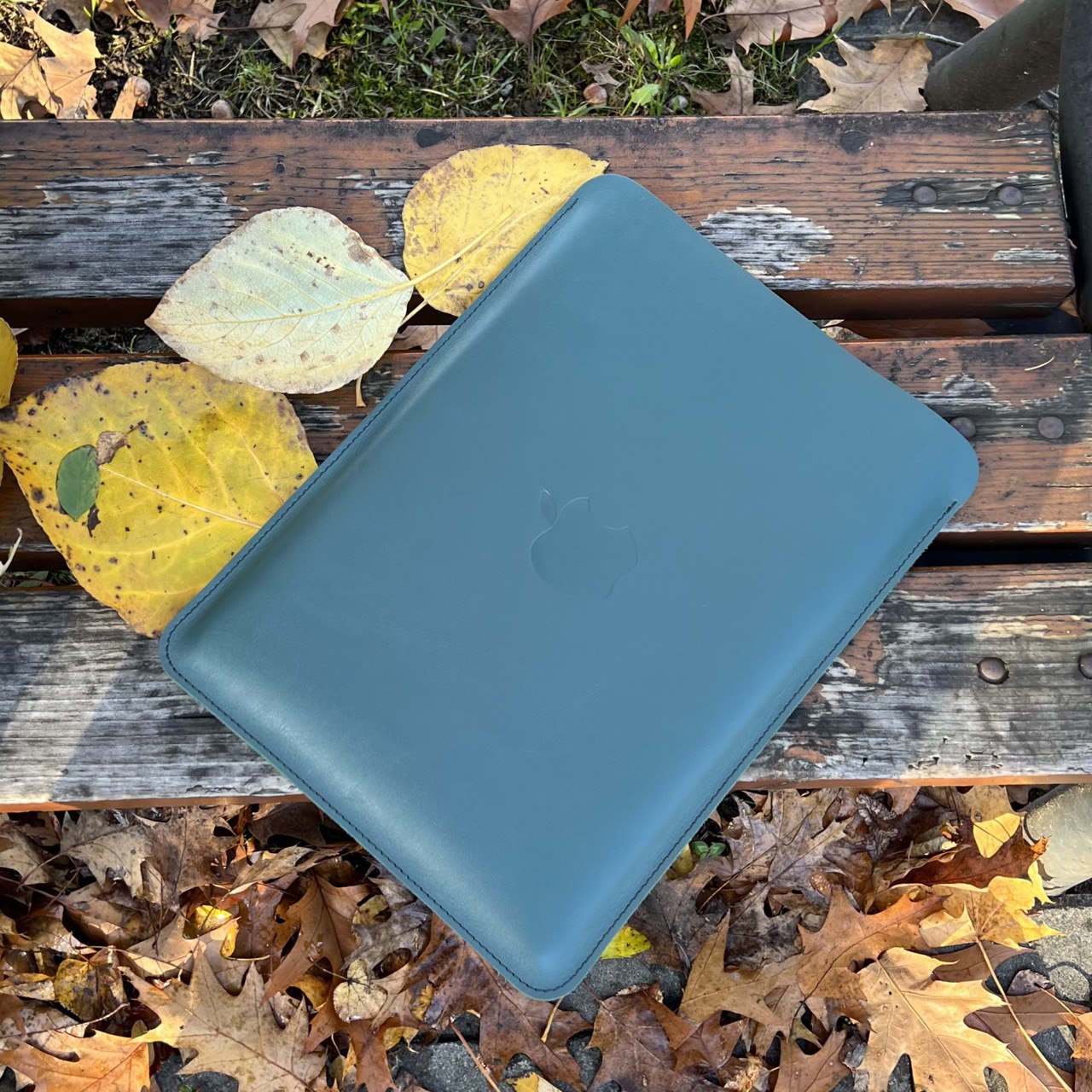 Leather Case for Macbook Air 13 / Pro 13 Macbook Air 15.3 / 14 Pro Glossy GREEN