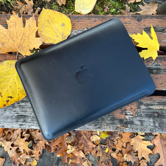 black macbook air 13 case leather 14 pro 15 air