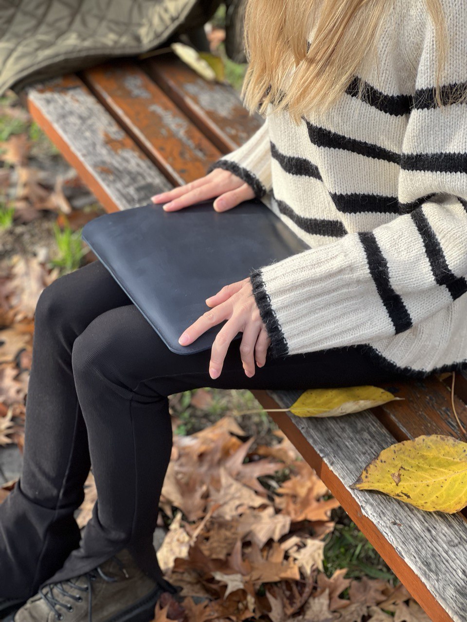 black macbook air 13 case leather 14 pro 15 air