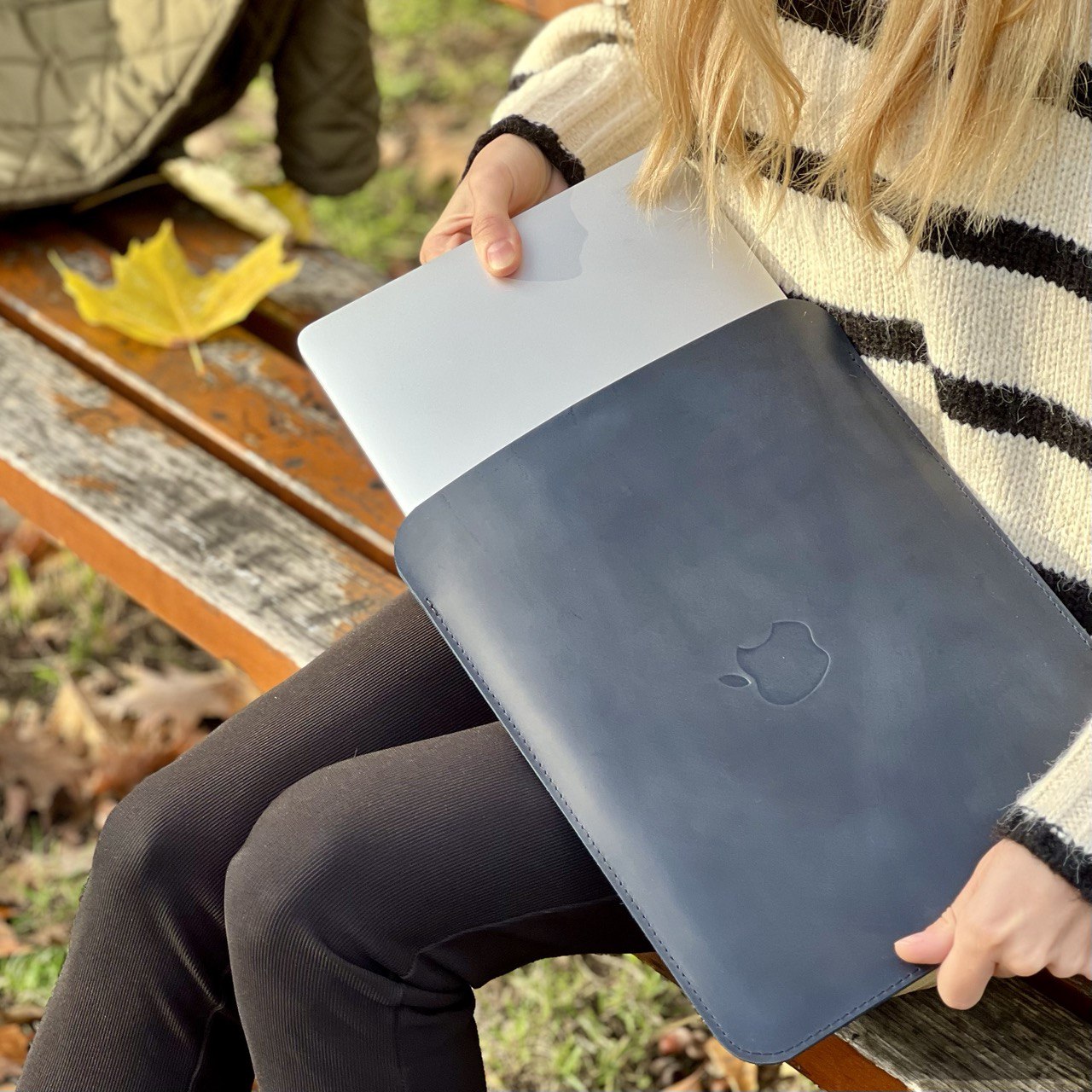 black macbook air 13 case leather 14 pro 15 air