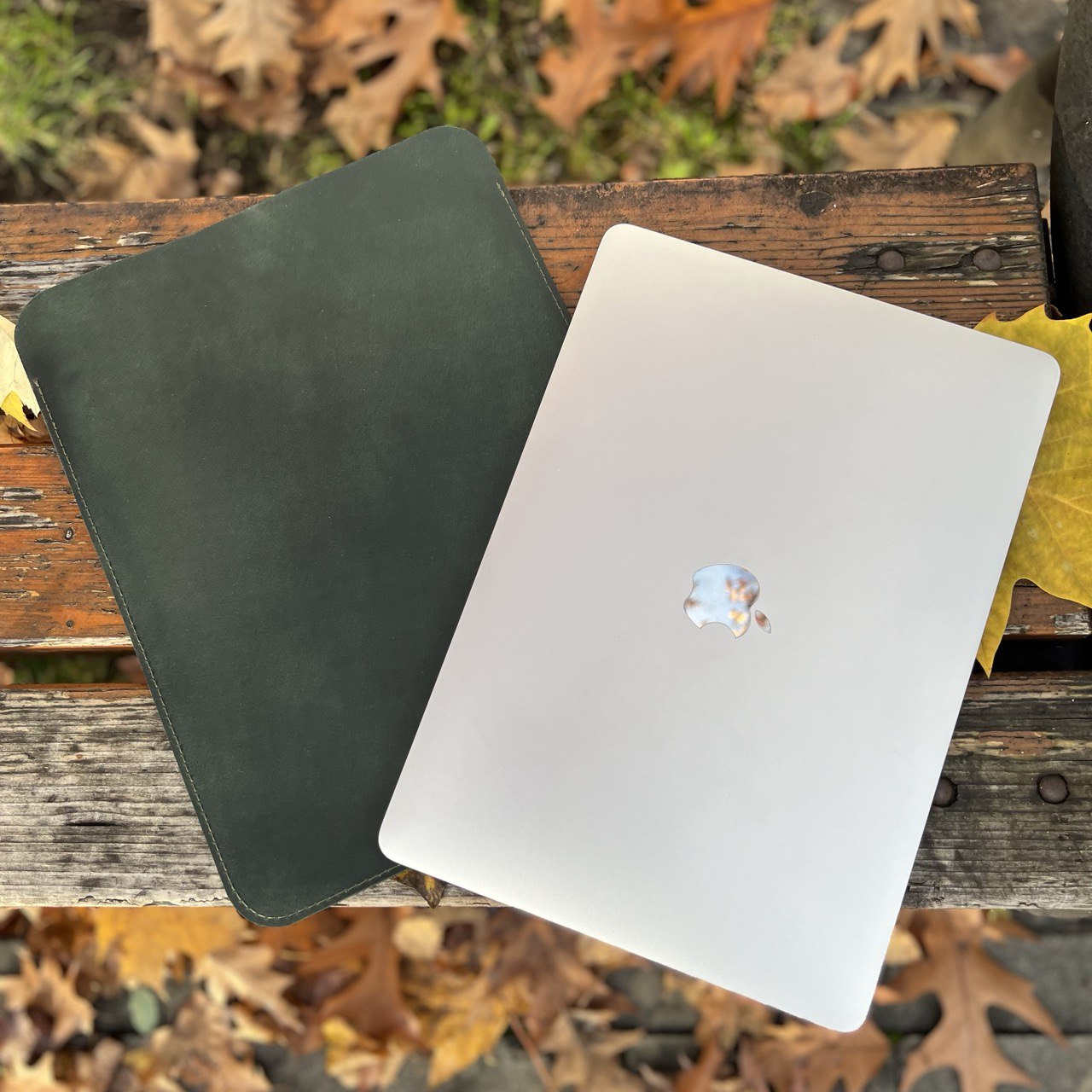 NO LOGO Vintage Leather case for MacBook 13 / 14/ 15 inch