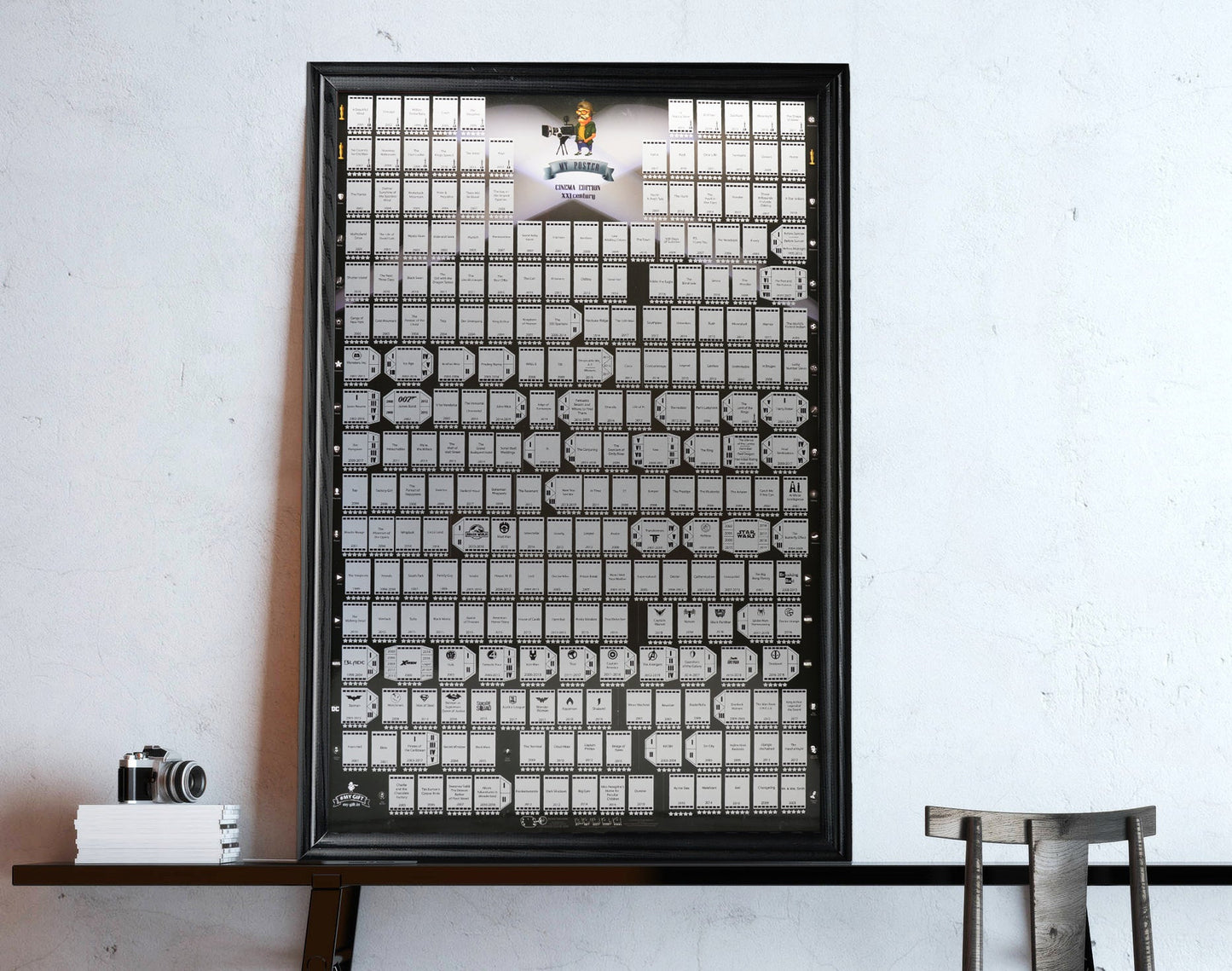 Movies SCRATCH_OFF_POSTER scratch_off_movie scratch_films_poster poster_birthday movies_poster_2021 movies_2021_poster movie_buff_gift Marvel_movie_poster harry_potter gift_for_couple Christmas_gift_wall 100_movie_poster 100_best_films