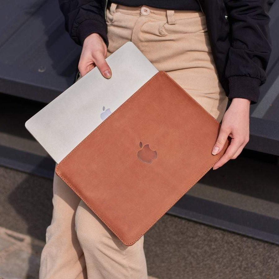 Macbook Pro 13 leather sleeve Horizontal
