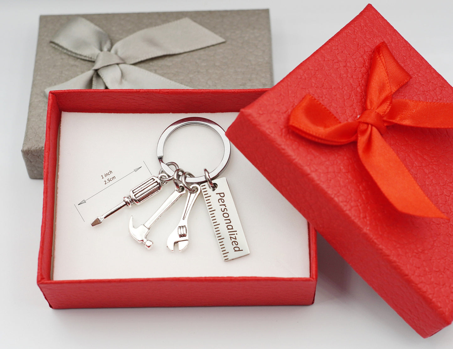 If Dad Can't fix it Custom Keychain Gift for Daddy