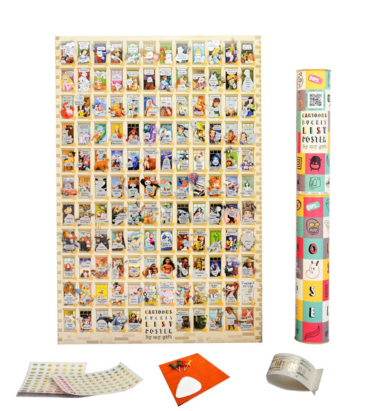 scratch cartoons poster  wall decor  poster kids room  wall_poster_game  scratch_kids_poster  poster_for_kids  movie_poster_scratch  kids_poster  kids_birthday_gift  kids poster  gift_for_kids  game_room_poster  disney_poster  cartoon_poster  anime_poster  100_cartoons_poster