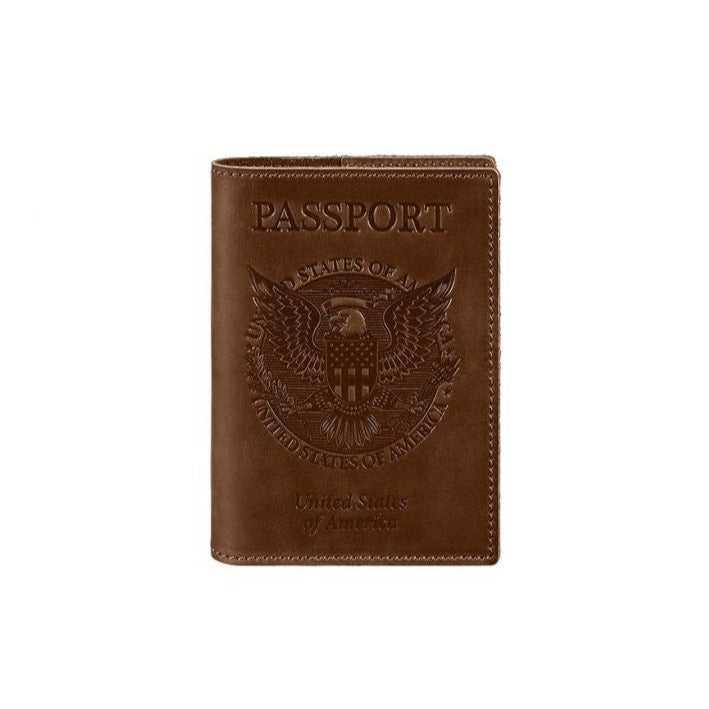 Leather Passport Cover USA United States