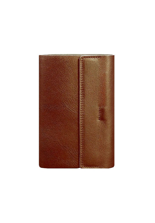 Leather notebook cover, refillable,  moleskine cover, a5  40-sheet