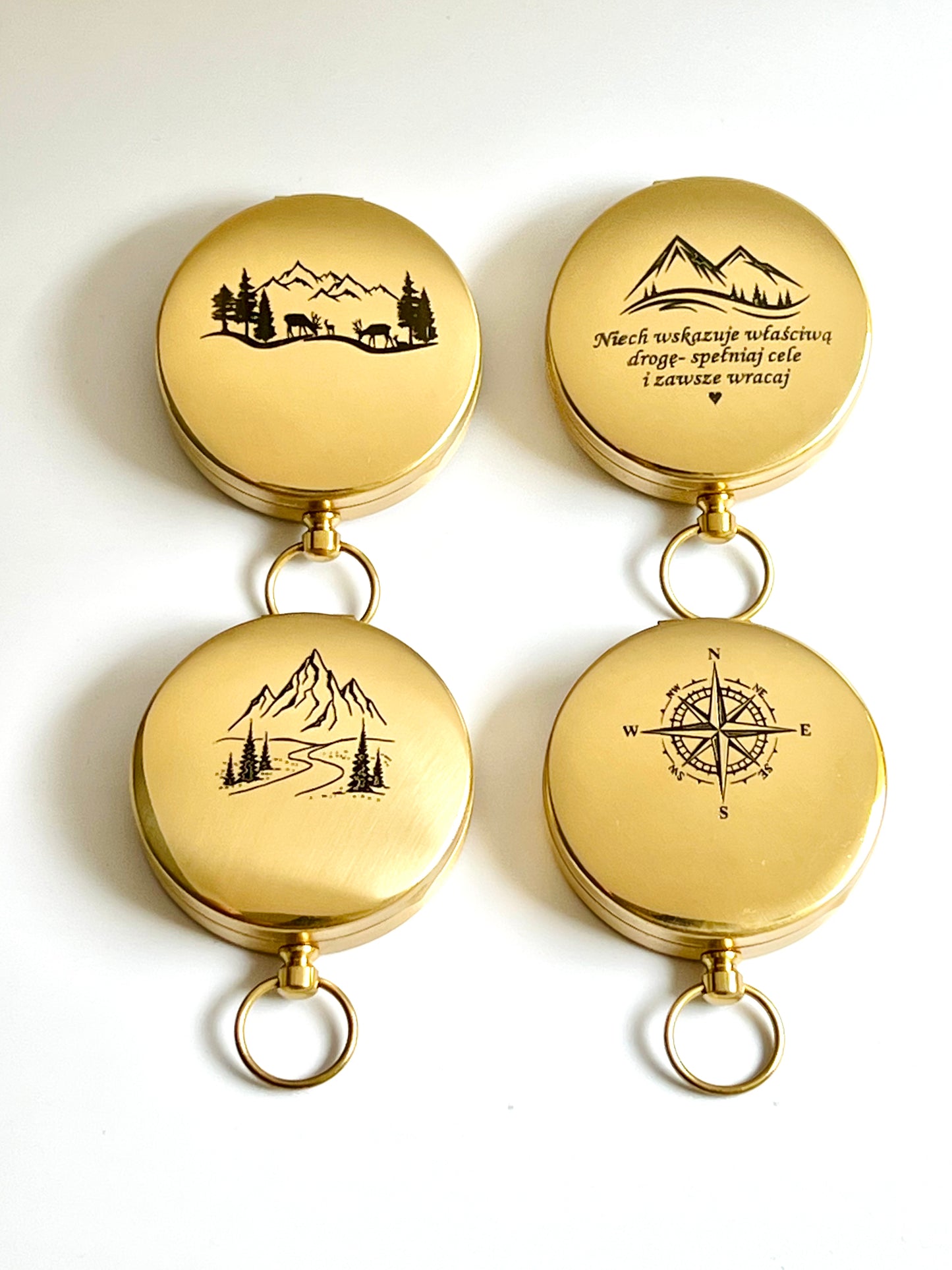 Personalized Compass Keychain gift for captain Custom gift for boat yachtsman