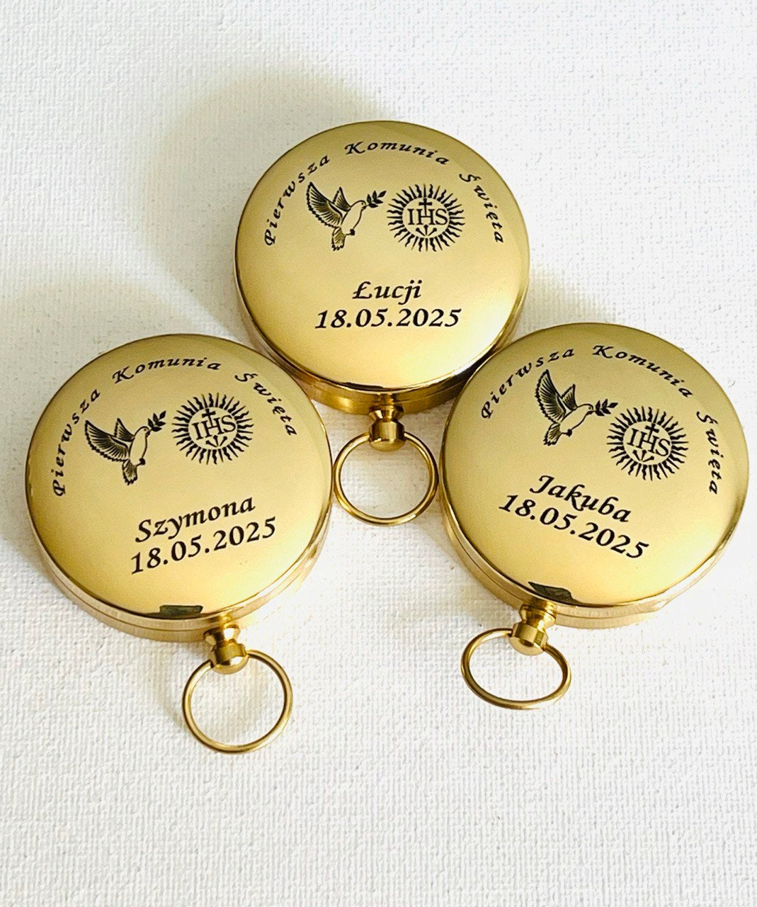 Personalized Compass Keychain gift for captain Custom gift for boat yachtsman