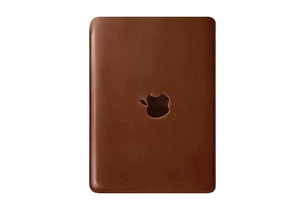Genuine Leather Sleeve for MacBook Air 13 inch (M1-M5), Handmade Vintage Leather Case