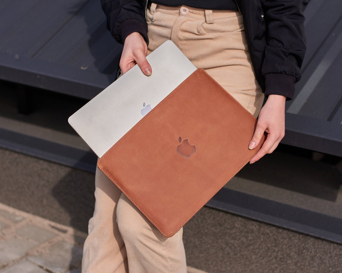 14 Macbook Pro Case Leather Personalized M1