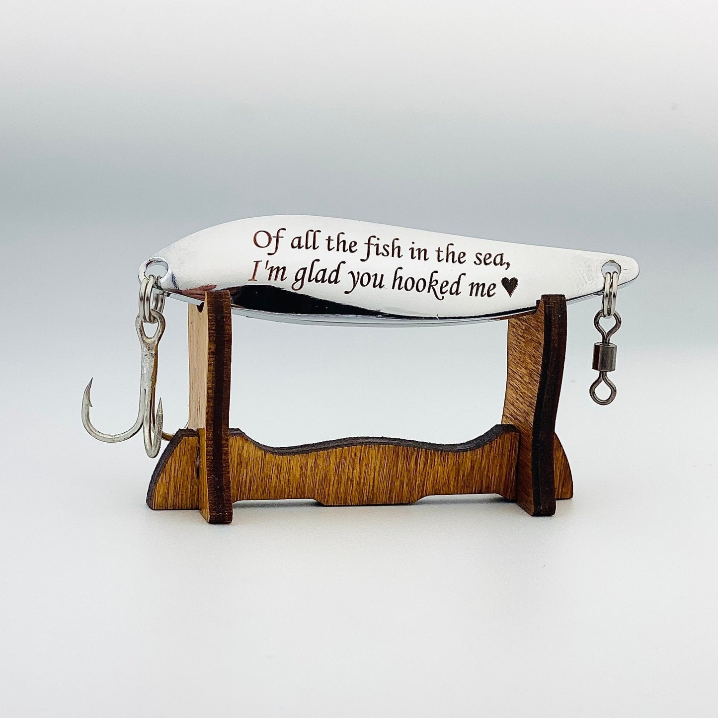 Personalized Fishing gift Lure  Fishing gift for man Personalized lure in gift box bait for fisherman Daddy Grandpa Brother godfather Christmas gift thanksgiving day Birthday gift for him retired gift 