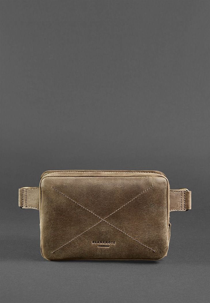Genuine Leather Fanny Pack, handmade Bag DropBag belt Mini Bag Unisex
