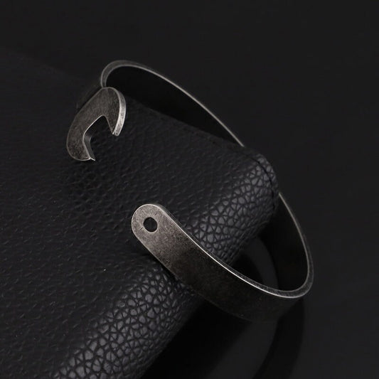 Vintage Mechanical Wrench Bracelet tool Titanium Steel Bangles